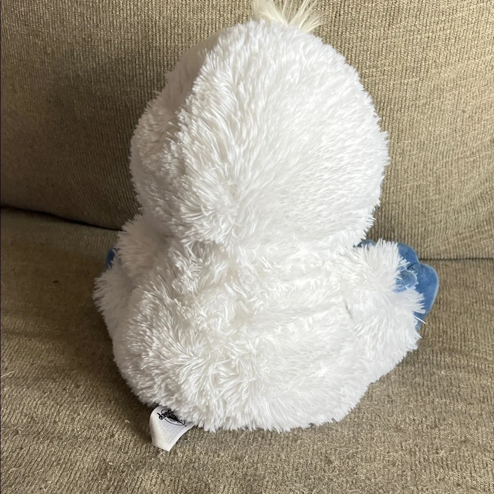 White and Blue Stuffed Yeti Toy - Picture 2 of 3